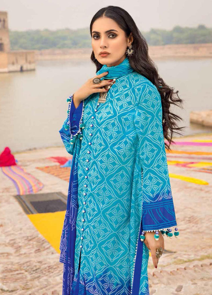 Chunri by Gul Ahmed Printed Lawn Suits Unstitched 3 Piece GA23C CL-32094 B - Summer Collection
