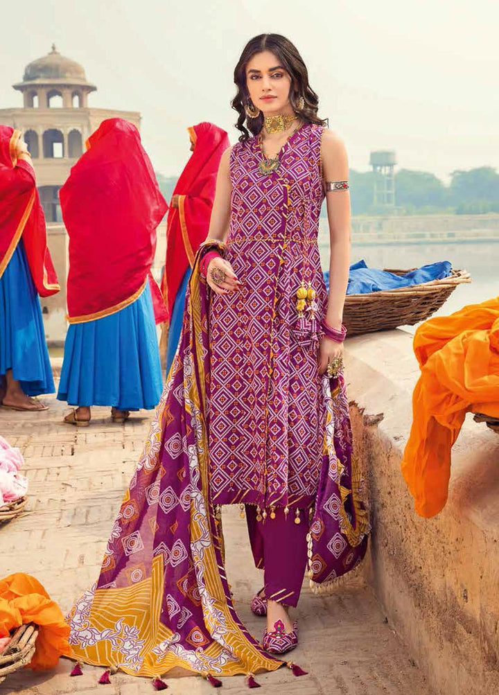 Chunri by Gul Ahmed Printed Lawn Suits Unstitched 3 Piece GA23C CL-32095 A - Summer Collection