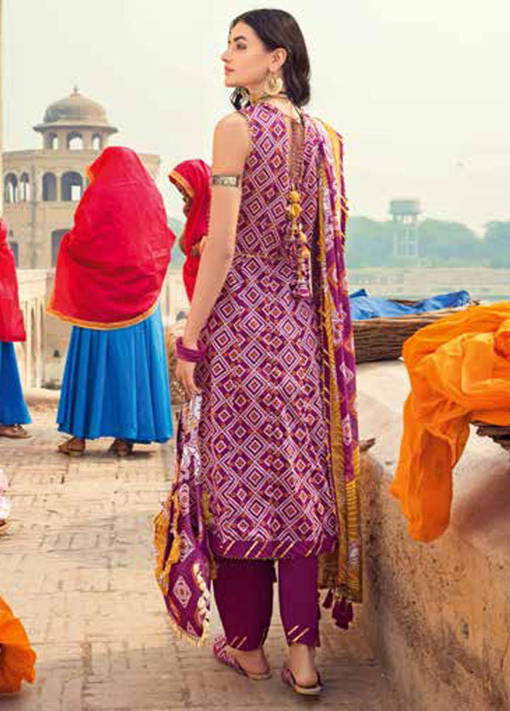 Chunri by Gul Ahmed Printed Lawn Suits Unstitched 3 Piece GA23C CL-32095 A - Summer Collection