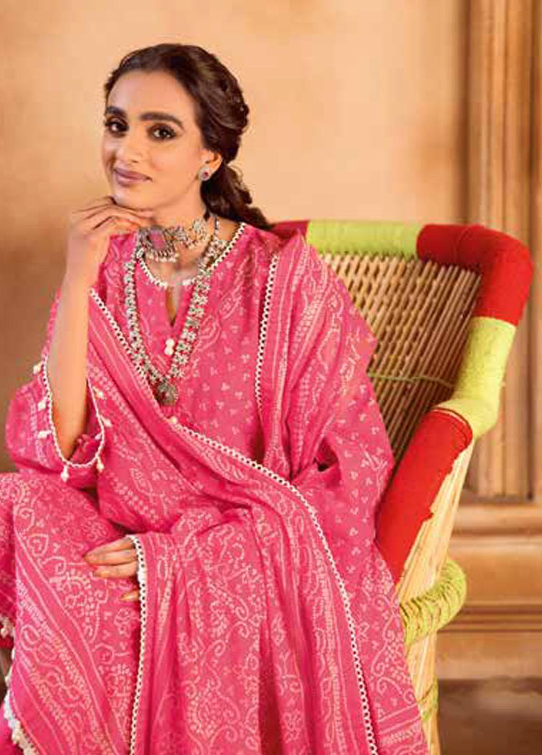 Chunri by Gul Ahmed Printed Lawn Suits Unstitched 3 Piece GA23C CL-32100 A - Summer Collection