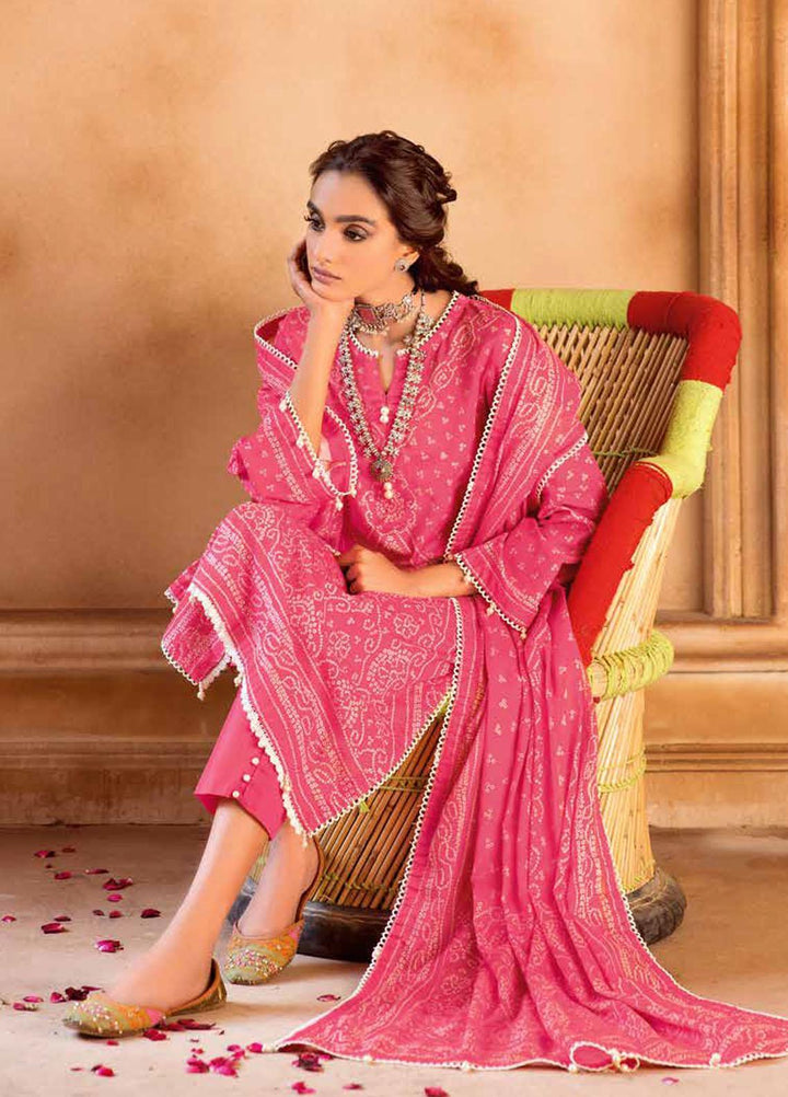 Chunri by Gul Ahmed Printed Lawn Suits Unstitched 3 Piece GA23C CL-32100 A - Summer Collection