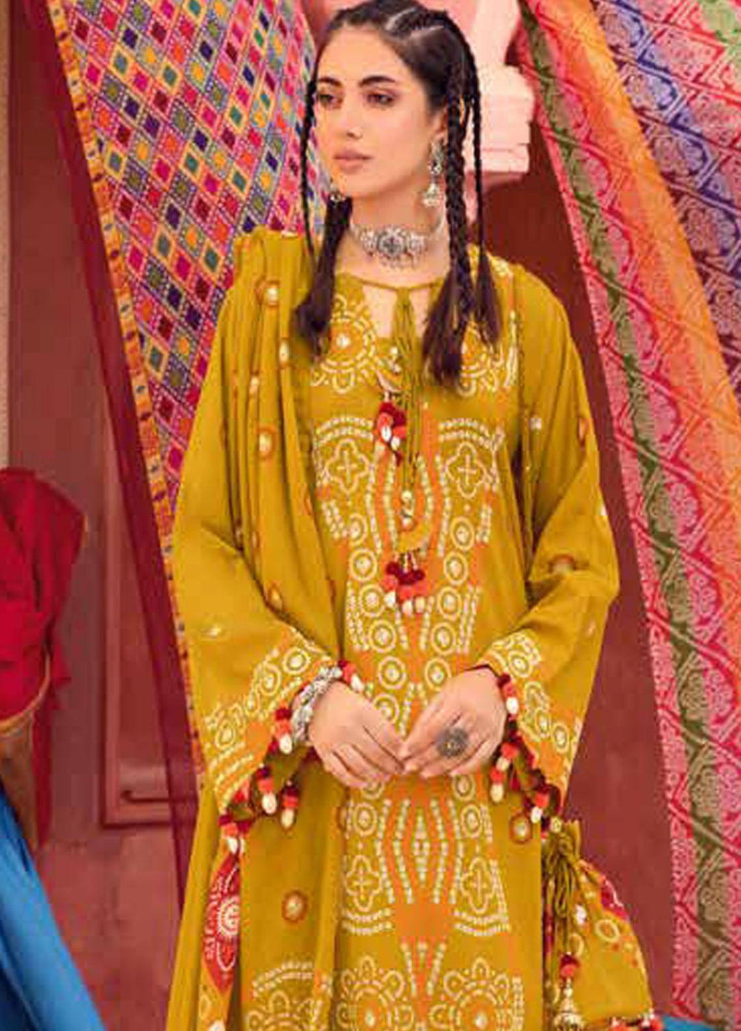 Chunri by Gul Ahmed Printed Lawn Suits Unstitched 3 Piece GA23C CL-32101 A - Summer Collection