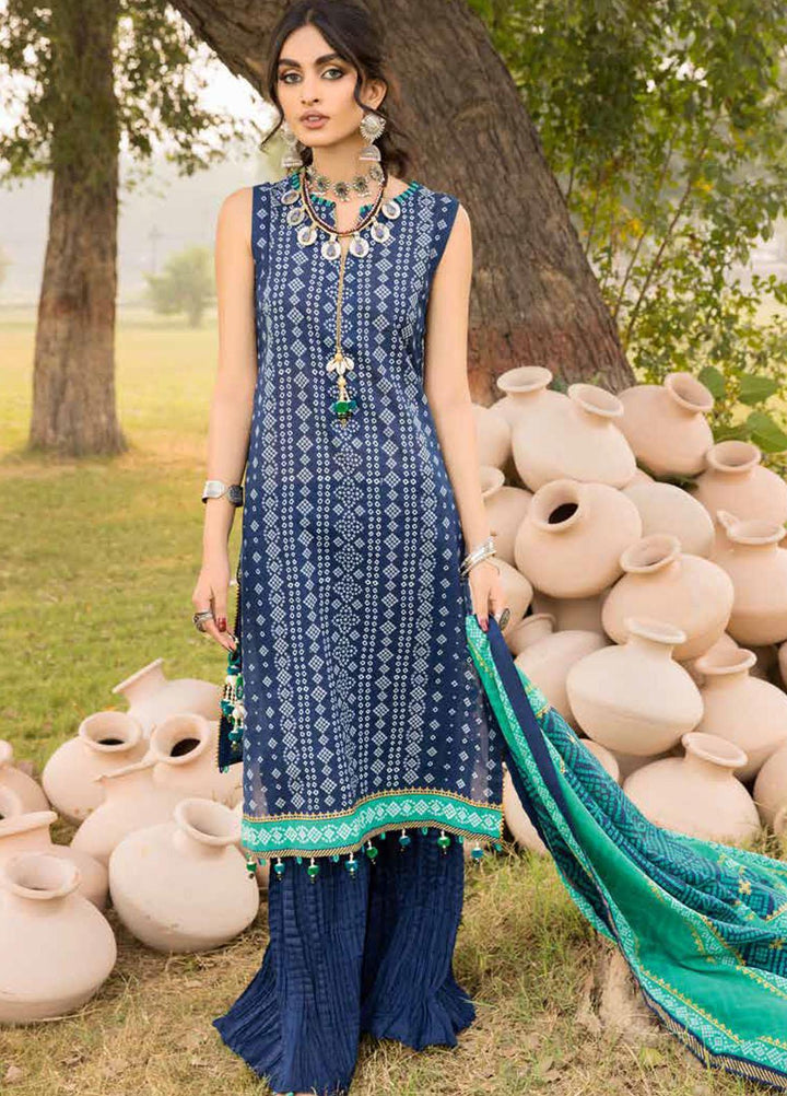 Chunri by Gul Ahmed Printed Lawn Suits Unstitched 3 Piece GA23C CL-32103 A - Summer Collection