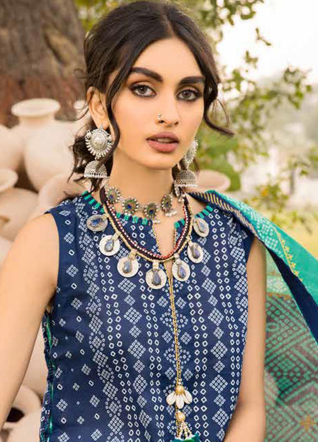 Chunri by Gul Ahmed Printed Lawn Suits Unstitched 3 Piece GA23C CL-32103 A - Summer Collection