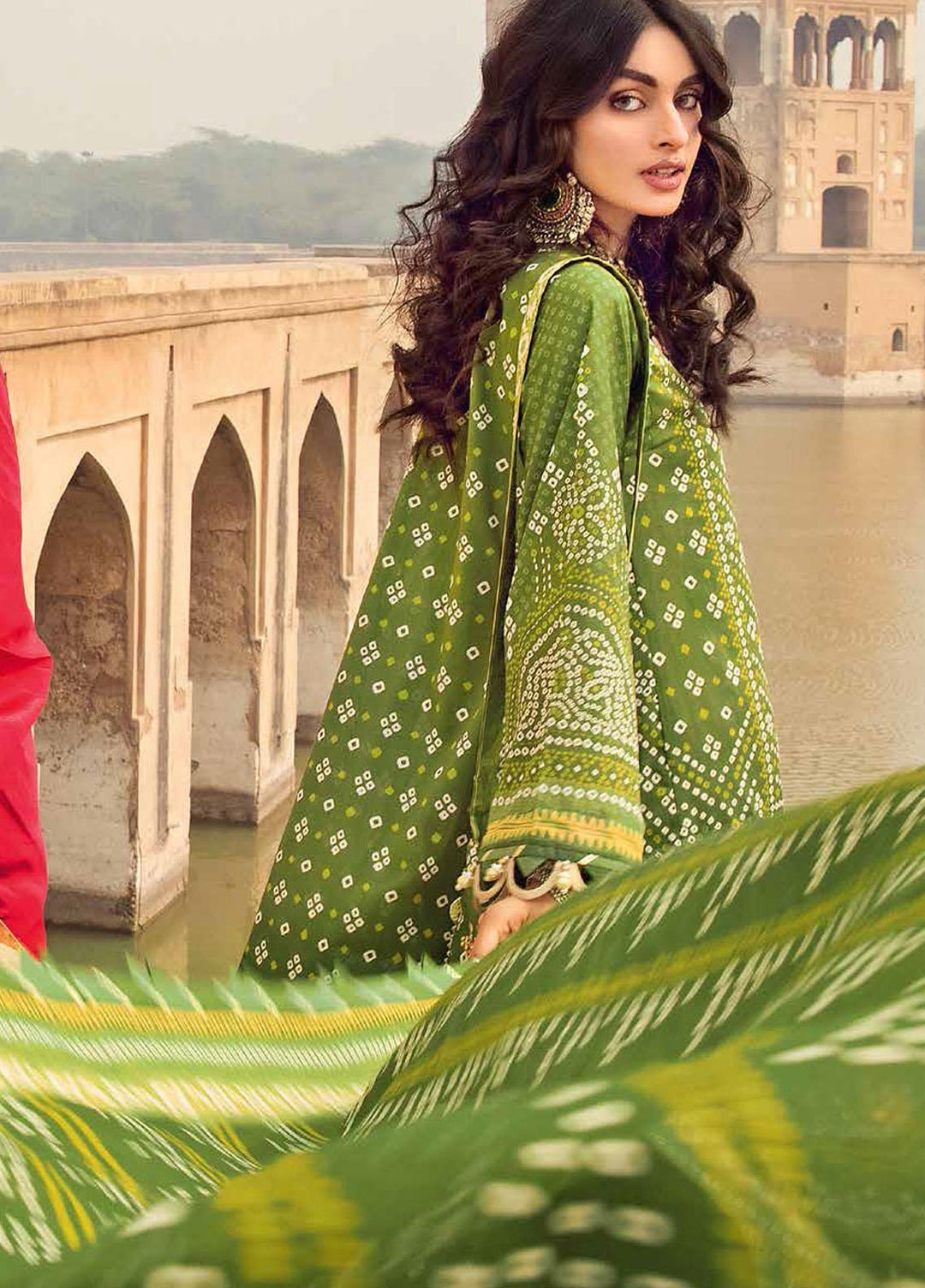 Chunri by Gul Ahmed Printed Lawn Suits Unstitched 3 Piece GA23C CL-32104 B - Summer Collection