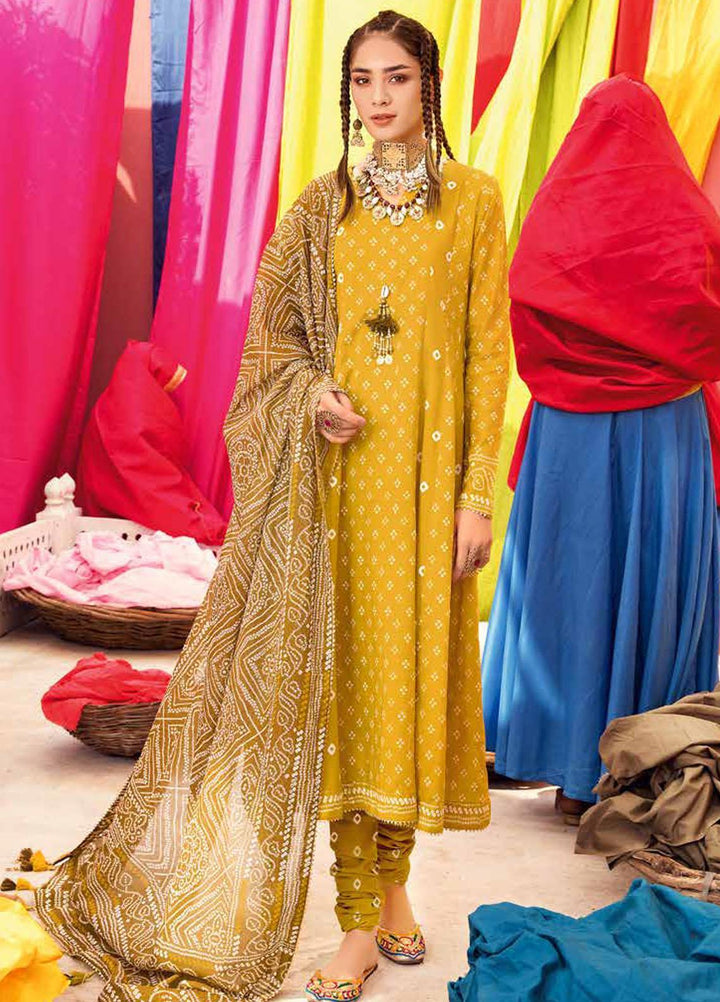 Chunri by Gul Ahmed Printed Lawn Suits Unstitched 3 Piece GA23C CL-32126 B - Summer Collection