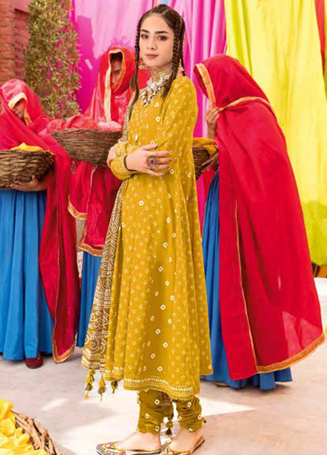 Chunri by Gul Ahmed Printed Lawn Suits Unstitched 3 Piece GA23C CL-32126 B - Summer Collection