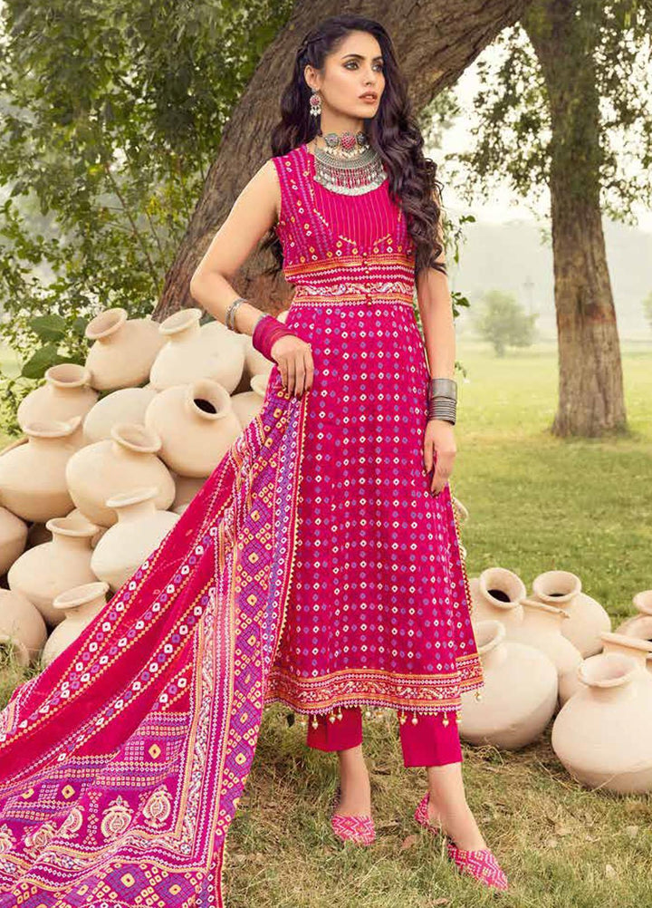 Chunri by Gul Ahmed Printed Lawn Suits Unstitched 3 Piece GA23C CL-32140 A - Summer Collection