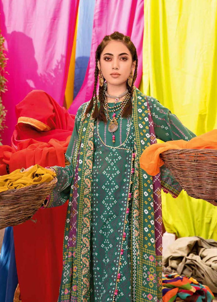 Chunri by Gul Ahmed Printed Lawn Suits Unstitched 3 Piece GA23C CL-32141 A - Summer Collection