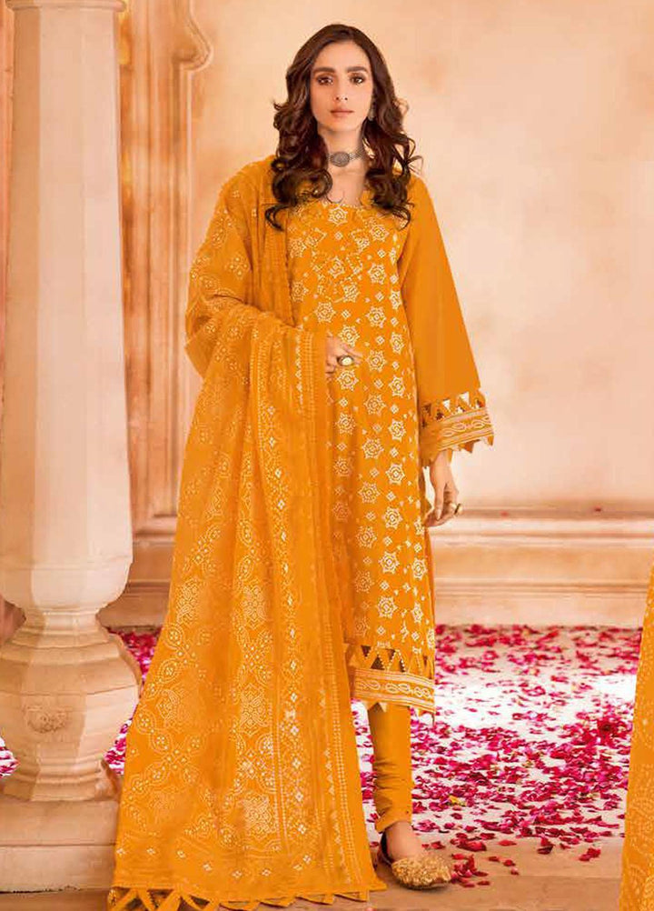 Chunri by Gul Ahmed Printed Lawn Suits Unstitched 3 Piece GA23C CL-32161 - Summer Collection