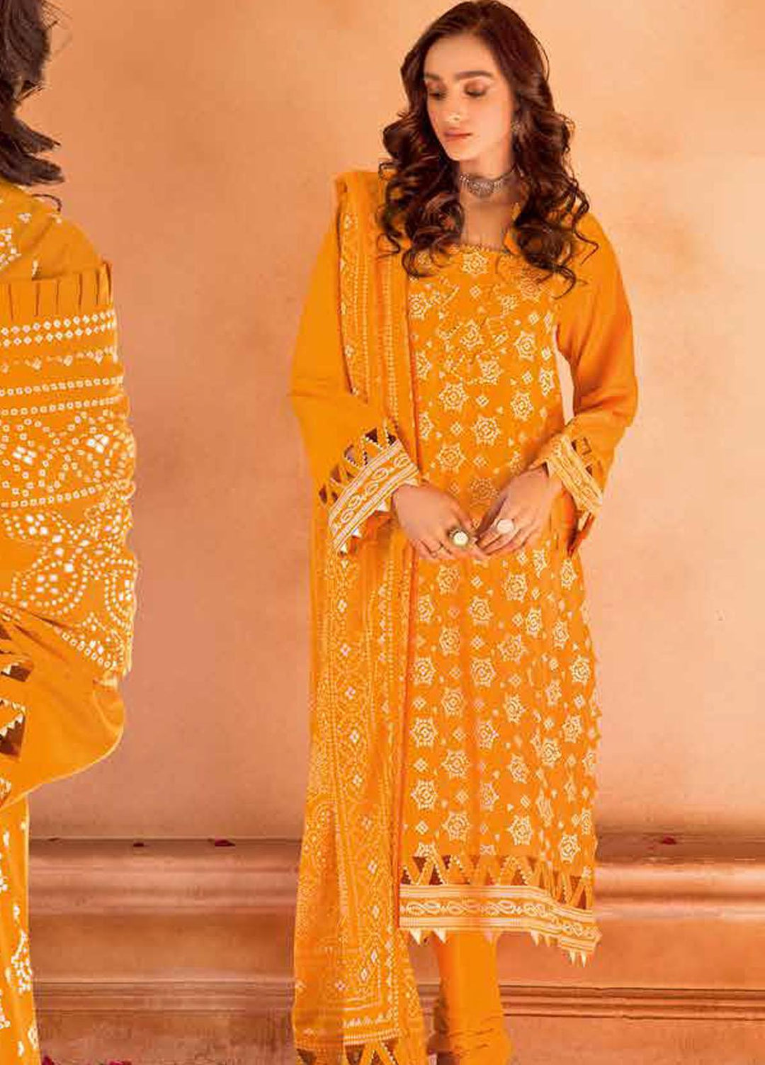 Chunri by Gul Ahmed Printed Lawn Suits Unstitched 3 Piece GA23C CL-32161 - Summer Collection