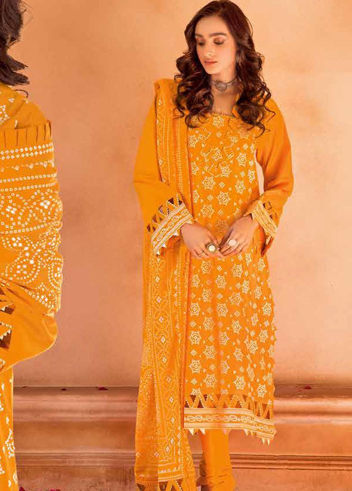 Chunri by Gul Ahmed Printed Lawn Suits Unstitched 3 Piece GA23C CL-32161 - Summer Collection