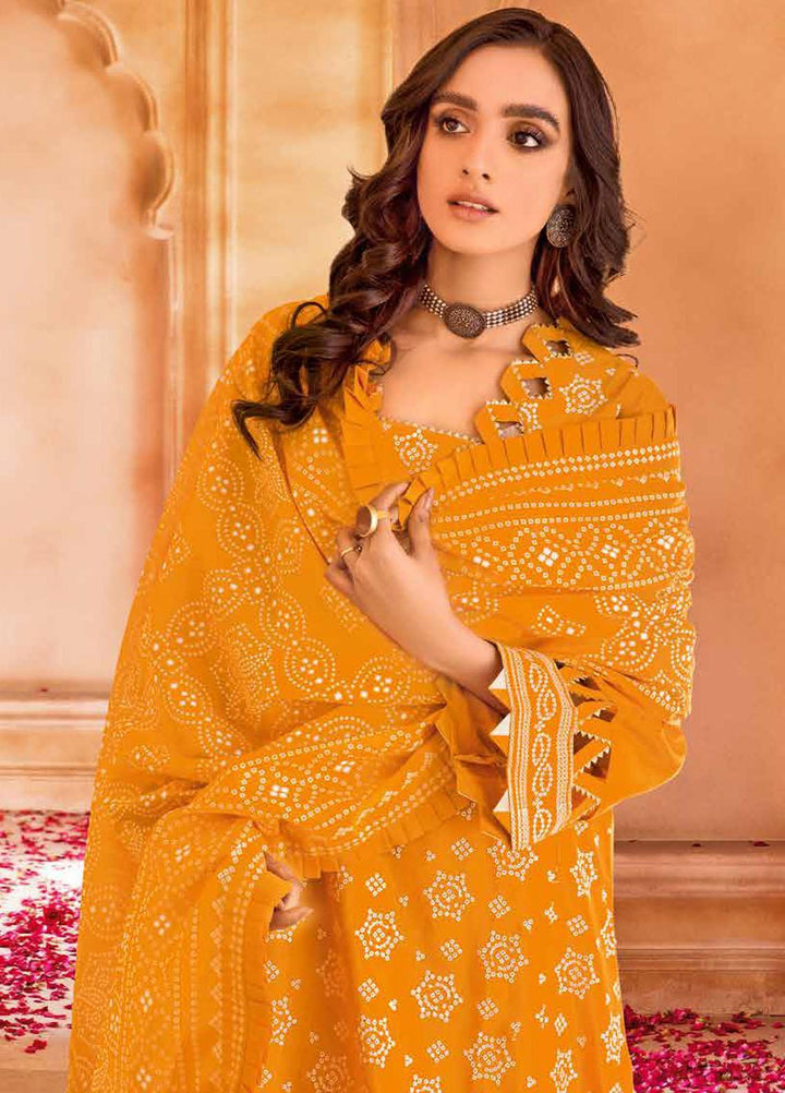 Chunri by Gul Ahmed Printed Lawn Suits Unstitched 3 Piece GA23C CL-32161 - Summer Collection
