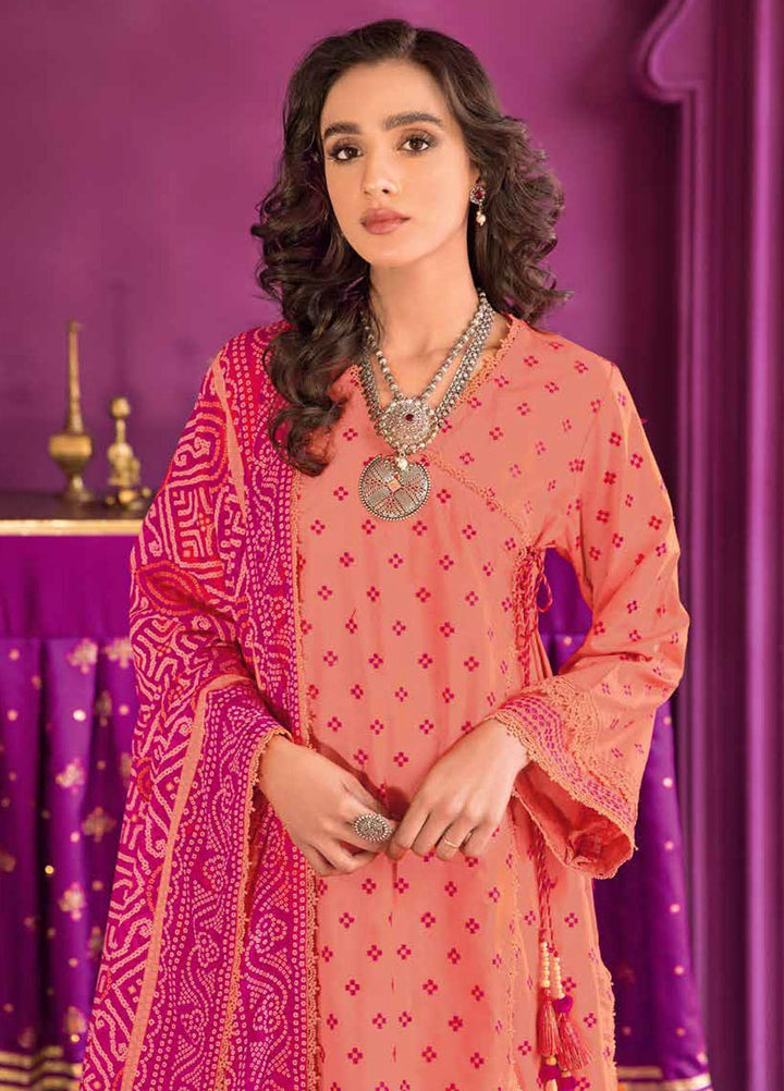 Chunri by Gul Ahmed Printed Lawn Suits Unstitched 3 Piece GA23C CL-32162 - Summer Collection