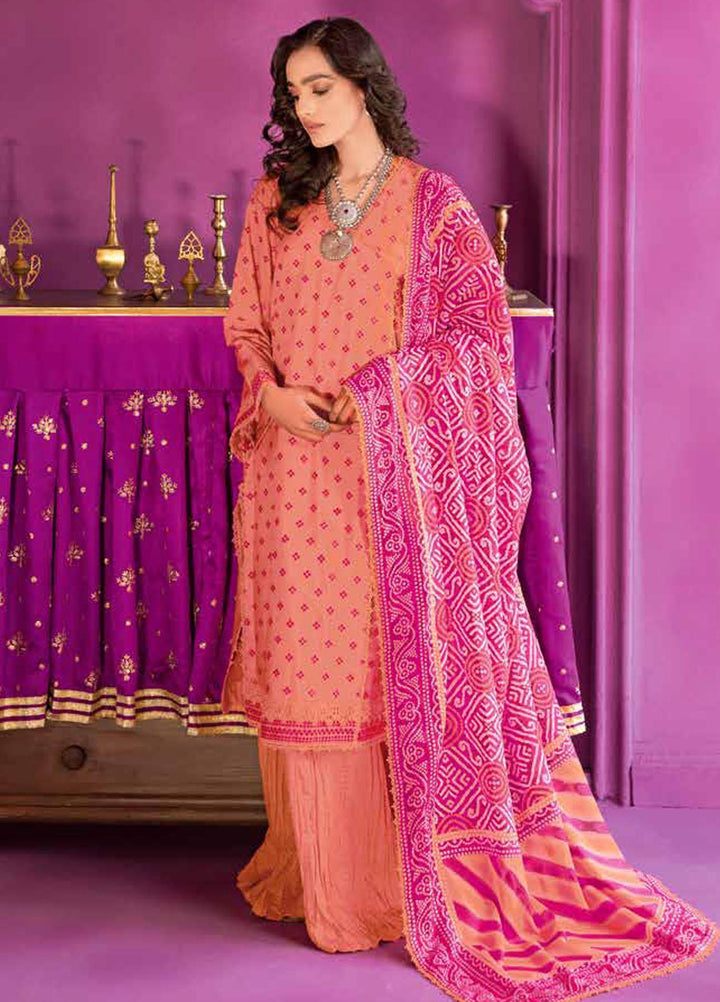 Chunri by Gul Ahmed Printed Lawn Suits Unstitched 3 Piece GA23C CL-32162 - Summer Collection