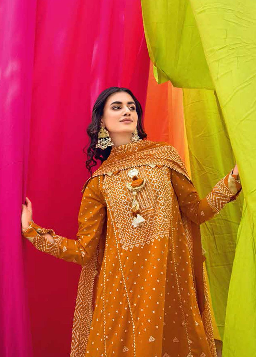 Chunri by Gul Ahmed Printed Lawn Suits Unstitched 3 Piece GA23C CL-32163 A - Summer Collection