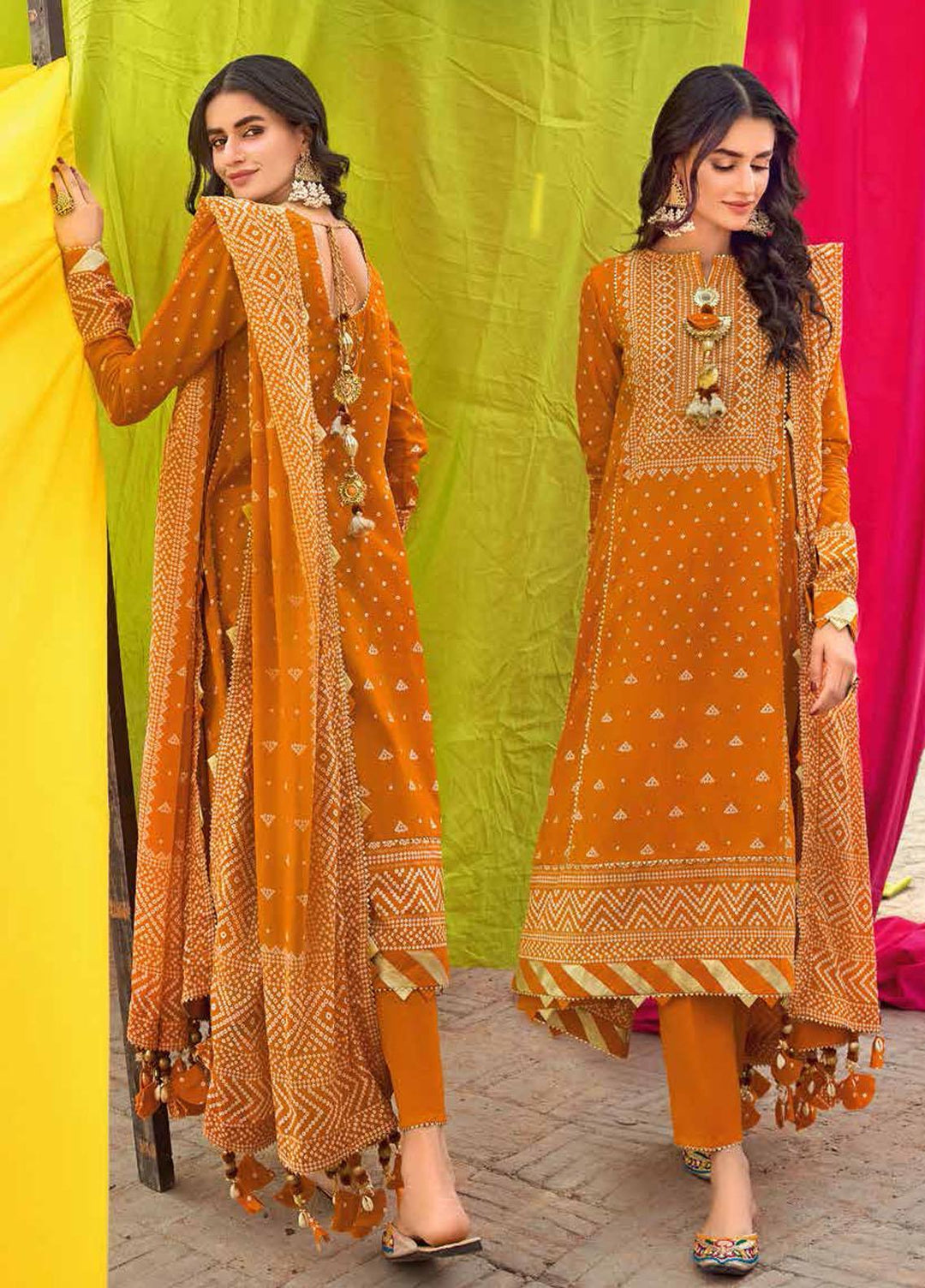 Chunri by Gul Ahmed Printed Lawn Suits Unstitched 3 Piece GA23C CL-32163 A - Summer Collection