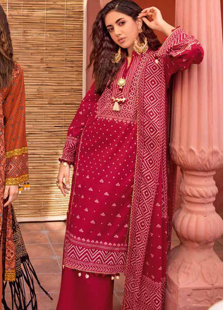 Chunri by Gul Ahmed Printed Lawn Suits Unstitched 3 Piece GA23C CL-32163 B - Summer Collection