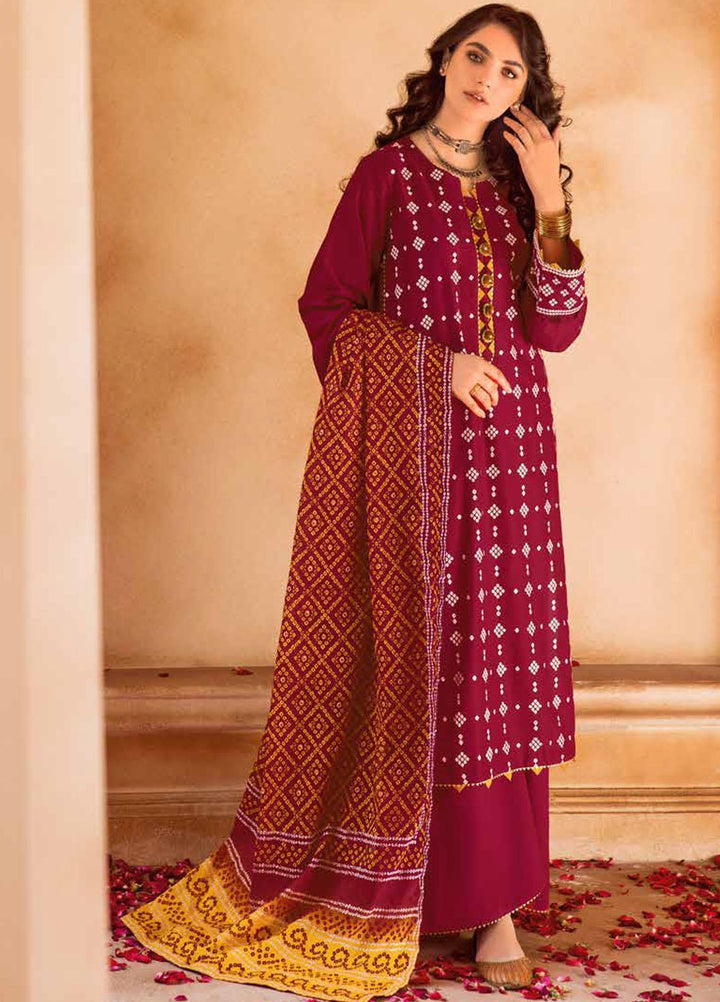 Chunri by Gul Ahmed Printed Lawn Suits Unstitched 3 Piece GA23C CL-32166 - Summer Collection