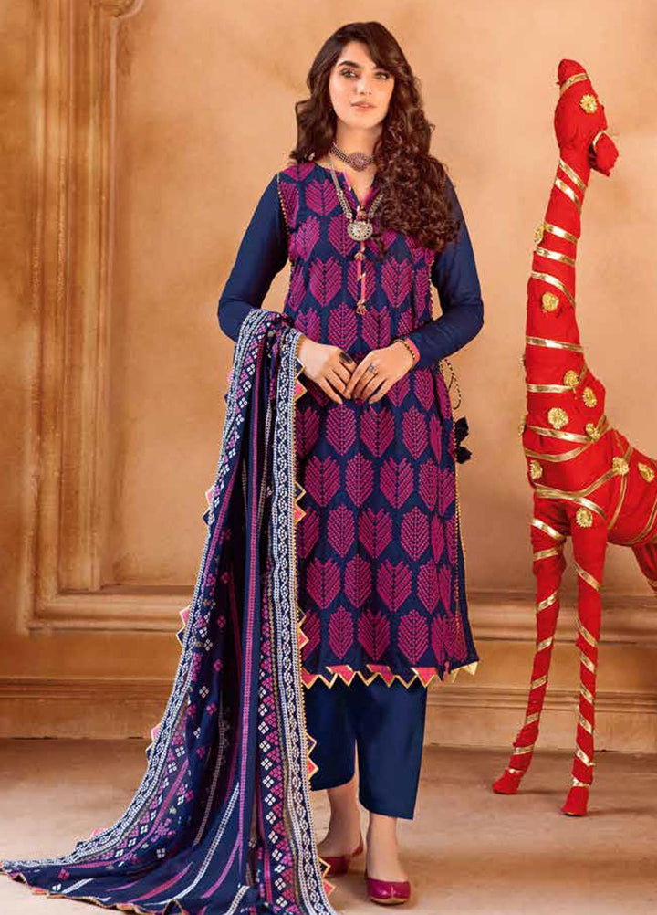 Chunri by Gul Ahmed Printed Lawn Suits Unstitched 3 Piece GA23C CL-32201 - Summer Collection