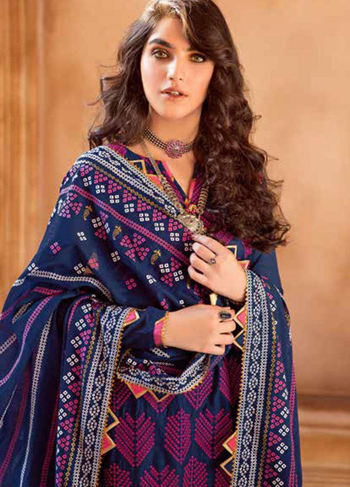 Chunri by Gul Ahmed Printed Lawn Suits Unstitched 3 Piece GA23C CL-32201 - Summer Collection