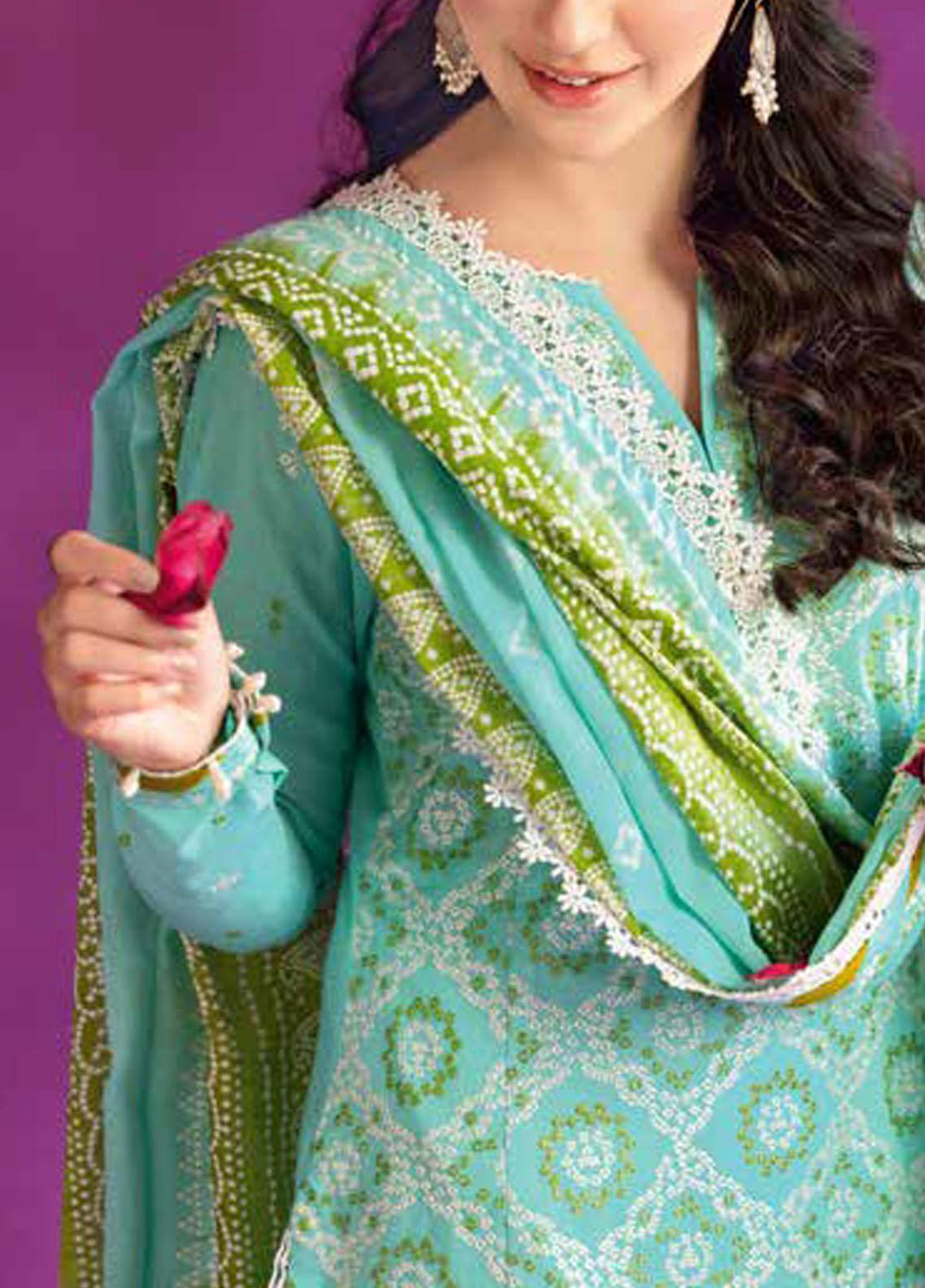 Chunri by Gul Ahmed Printed Lawn Suits Unstitched 3 Piece GA23C CL-32202 - Summer Collection