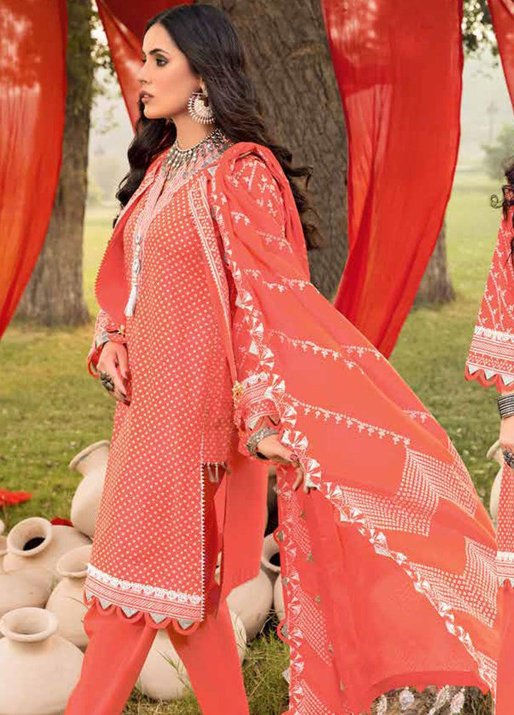 Chunri by Gul Ahmed Printed Lawn Suits Unstitched 3 Piece GA23C CL-32255 A - Summer Collection