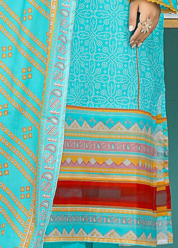 Chunri By Safwa Embroidered Lawn Suits Unstitched 3 Piece SW23CH SCK-11 - Summer Collection