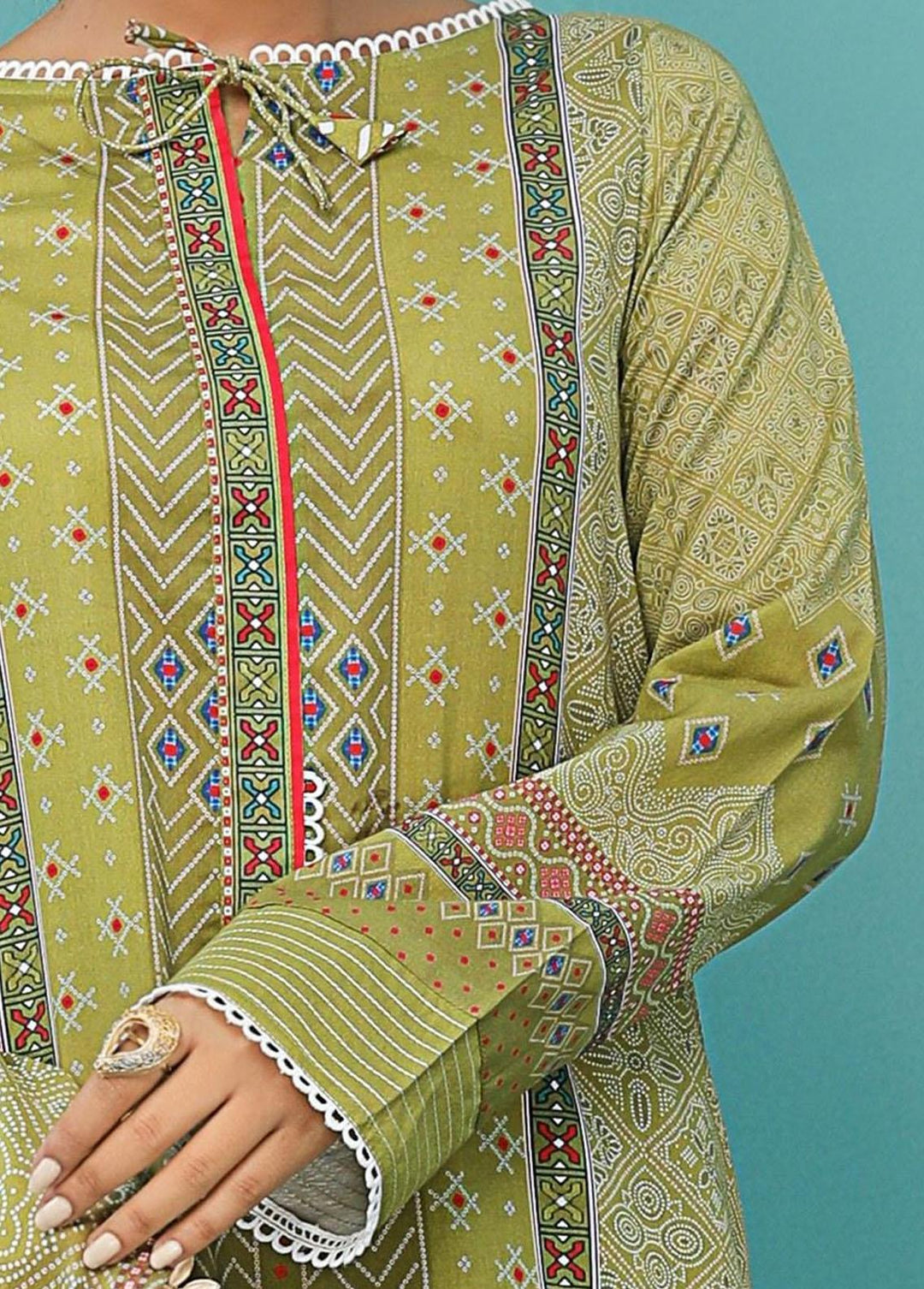 Chunri By Safwa Embroidered Lawn Suits Unstitched 3 Piece SW23CH SCK-13 - Summer Collection