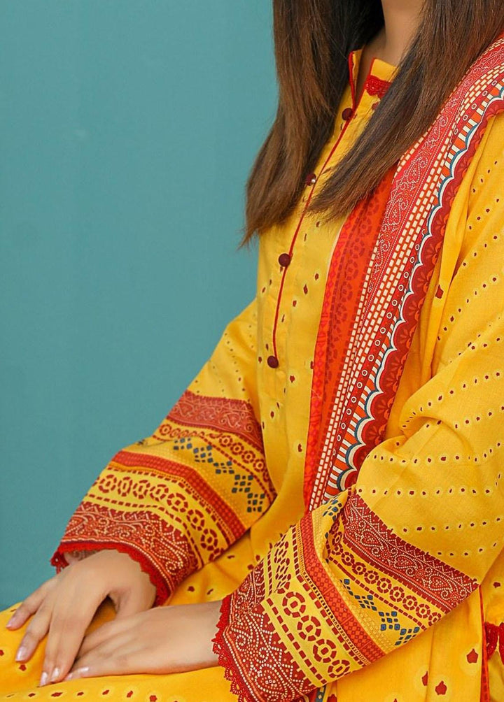 Chunri By Safwa Embroidered Lawn Suits Unstitched 3 Piece SW23CH SCK-19 - Summer Collection