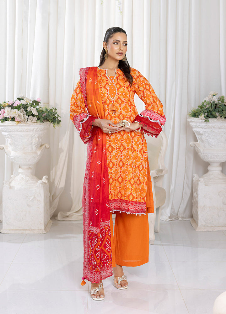 Chunri by Salitex Printed Lawn Suits Unstitched 3 Piece SSW6U3P351UT - Summer Collection