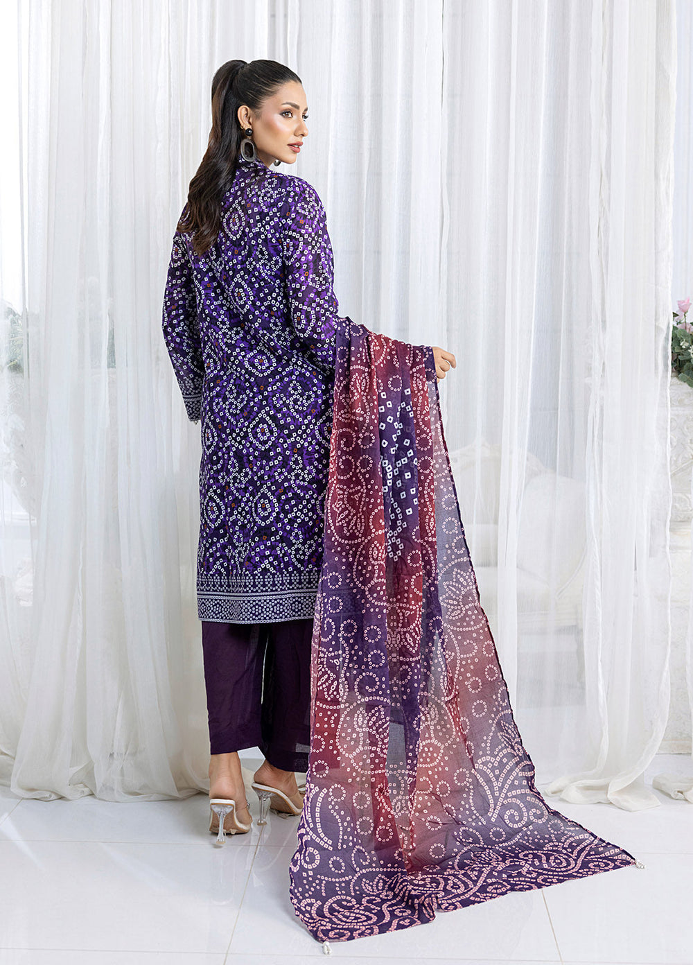 Chunri by Salitex Printed Lawn Suits Unstitched 3 Piece SSW6U3P352UT - Summer Collection