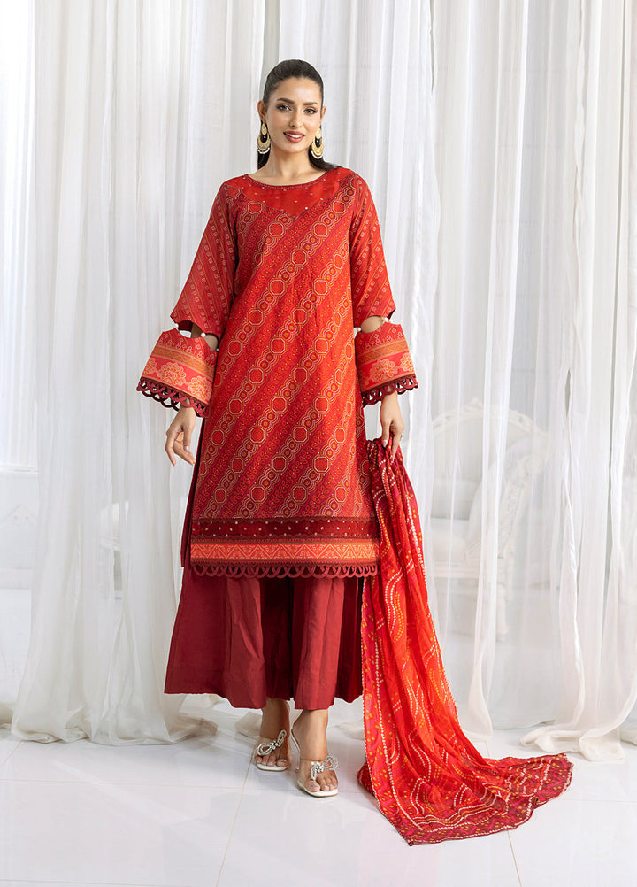 Chunri by Salitex Printed Lawn Suits Unstitched 3 Piece SSW6U3P354UT - Summer Collection