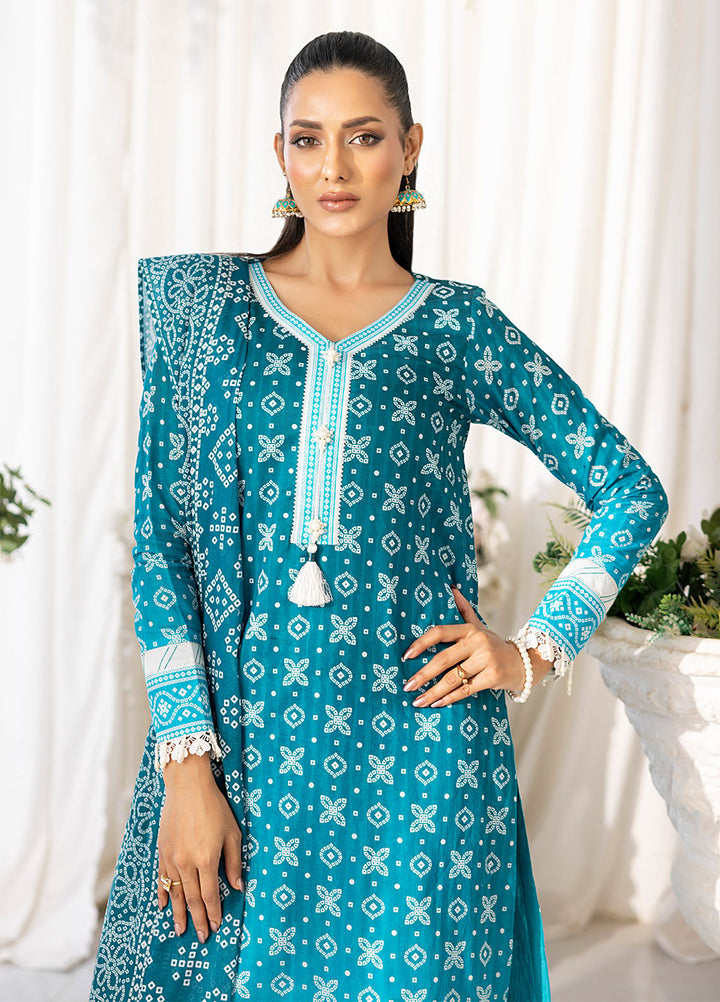 Chunri by Salitex Printed Lawn Suits Unstitched 3 Piece SSW6U3P355UT - Summer Collection