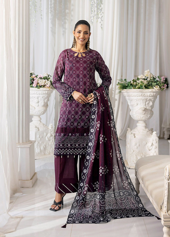 Chunri by Salitex Printed Lawn Suits Unstitched 3 Piece SSW6U3P358UT - Summer Collection