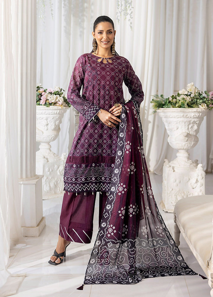 Chunri by Salitex Printed Lawn Suits Unstitched 3 Piece SSW6U3P358UT - Summer Collection