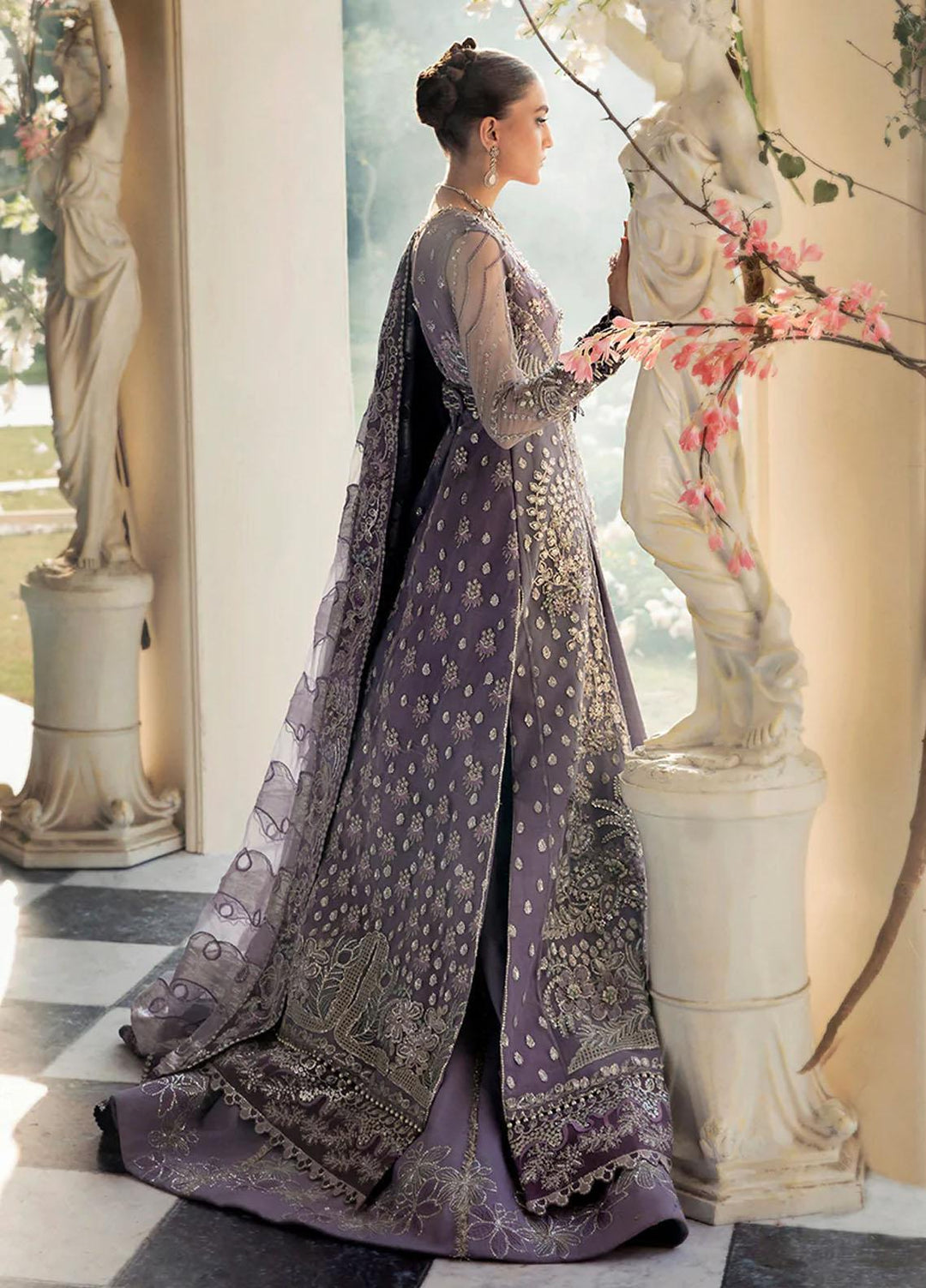 Claire De Lune by Republic WomensWear Embroidered  Suits Unstitched 3 Piece RW22CL FU-05 - Luxury Collection