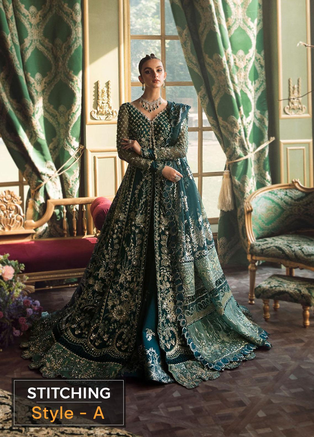 Claire De Lune by Republic WomensWear Embroidered  Suits Unstitched 3 Piece RW22CL FU-01 - Luxury Collection