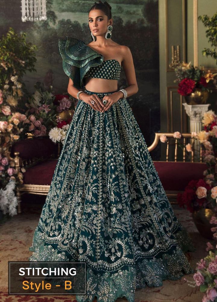 Claire De Lune by Republic WomensWear Embroidered  Suits Unstitched 3 Piece RW22CL FU-01 - Luxury Collection