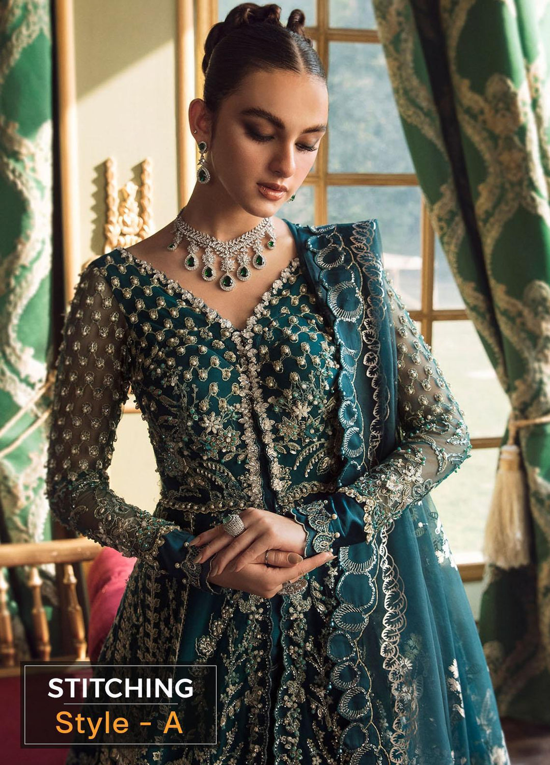 Claire De Lune by Republic WomensWear Embroidered  Suits Unstitched 3 Piece RW22CL FU-01 - Luxury Collection