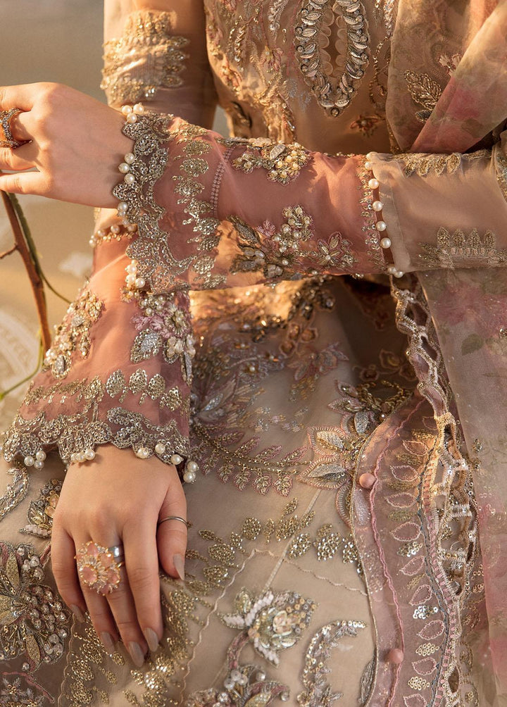 Claire De Lune by Republic WomensWear Embroidered  Suits Unstitched 3 Piece RW22CL FU-02 - Luxury Collection