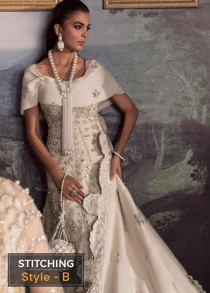 Claire De Lune by Republic WomensWear Embroidered  Suits Unstitched 3 Piece RW22CL FU-03 - Luxury Collection