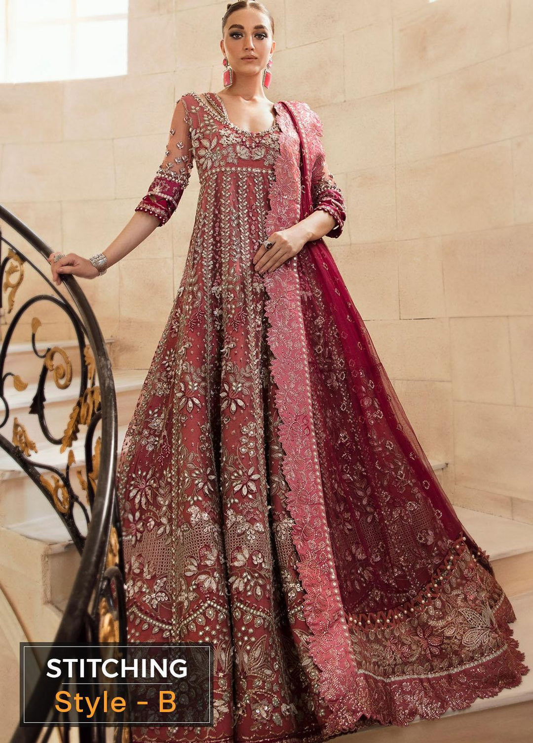 Claire De Lune by Republic WomensWear Embroidered  Suits Unstitched 3 Piece RW22CL FU-04 - Luxury Collection