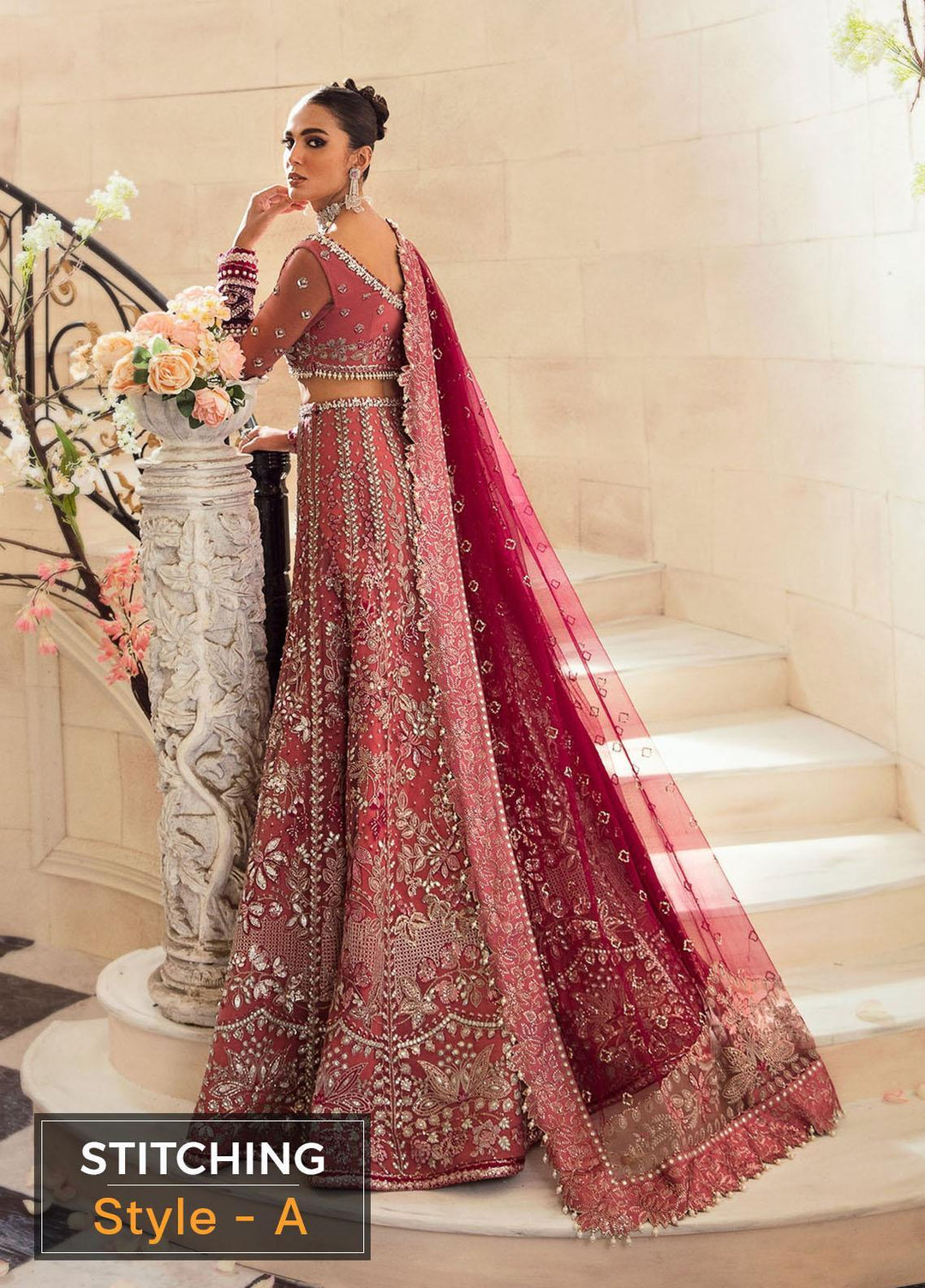 Claire De Lune by Republic WomensWear Embroidered  Suits Unstitched 3 Piece RW22CL FU-04 - Luxury Collection