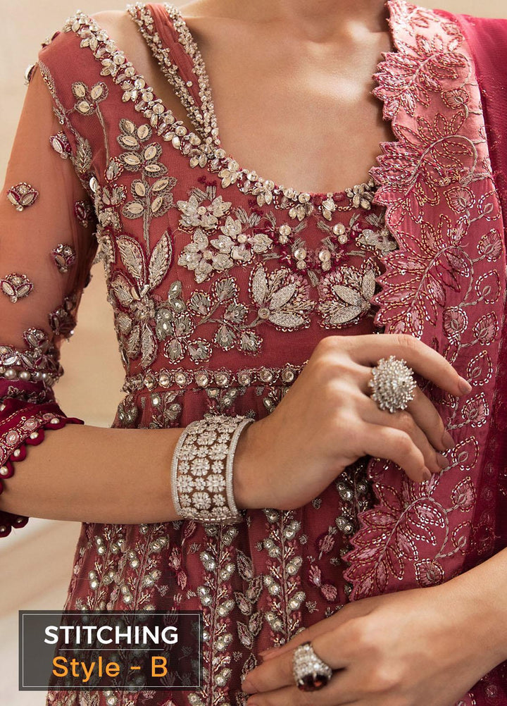 Claire De Lune by Republic WomensWear Embroidered  Suits Unstitched 3 Piece RW22CL FU-04 - Luxury Collection