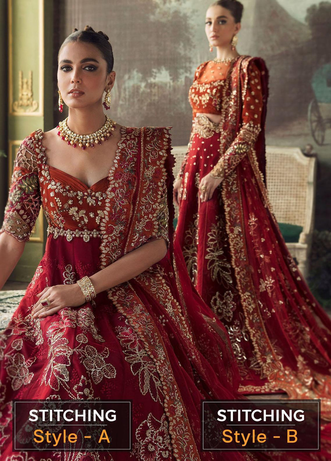 Claire De Lune by Republic WomensWear Embroidered  Suits Unstitched 3 Piece RW22CL FU-06 - Luxury Collection