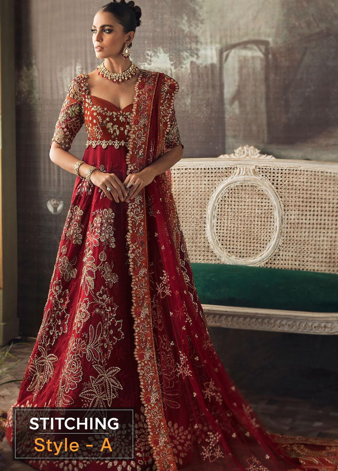 Claire De Lune by Republic WomensWear Embroidered  Suits Unstitched 3 Piece RW22CL FU-06 - Luxury Collection