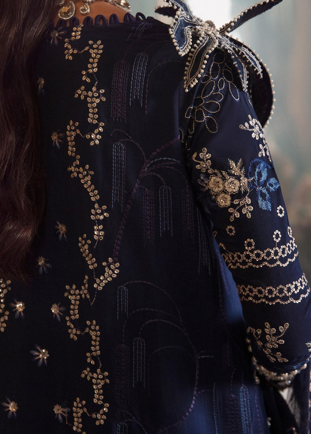 Claire De Lune by Republic WomensWear Embroidered  Suits Unstitched 3 Piece RW22CL FU-07 - Luxury Collection