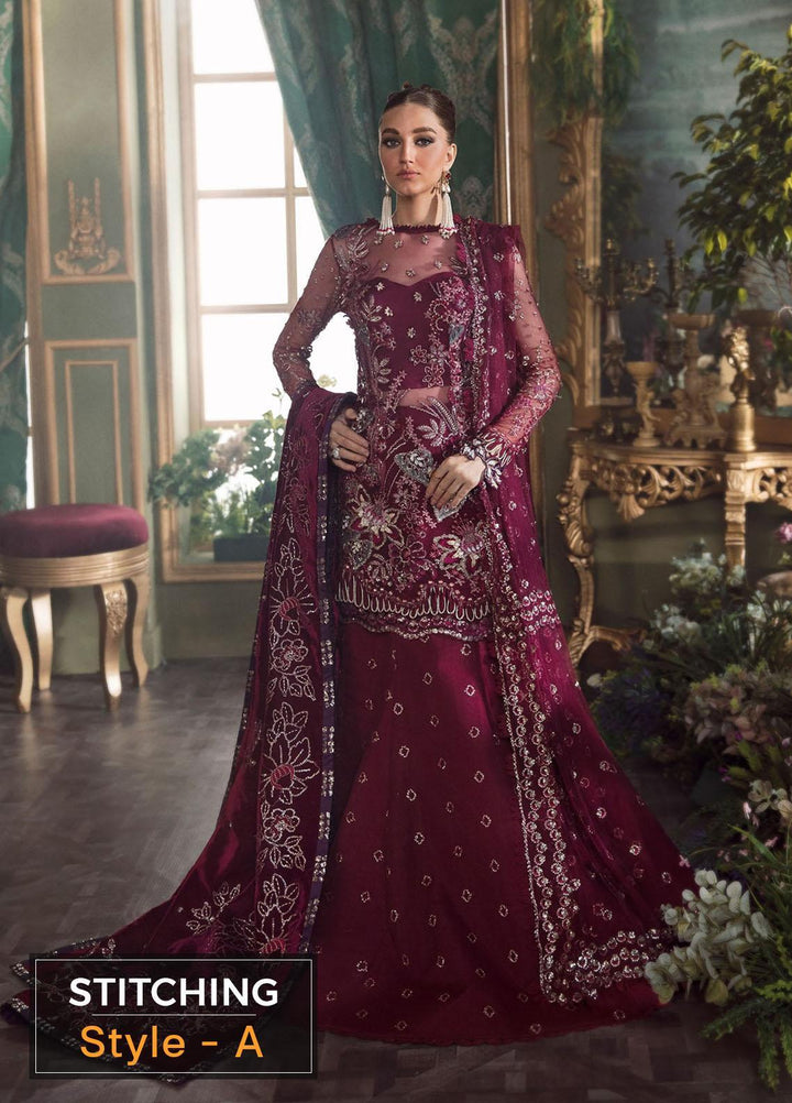 Claire De Lune by Republic WomensWear Embroidered  Suits Unstitched 3 Piece RW22CL FU-08 - Luxury Collection