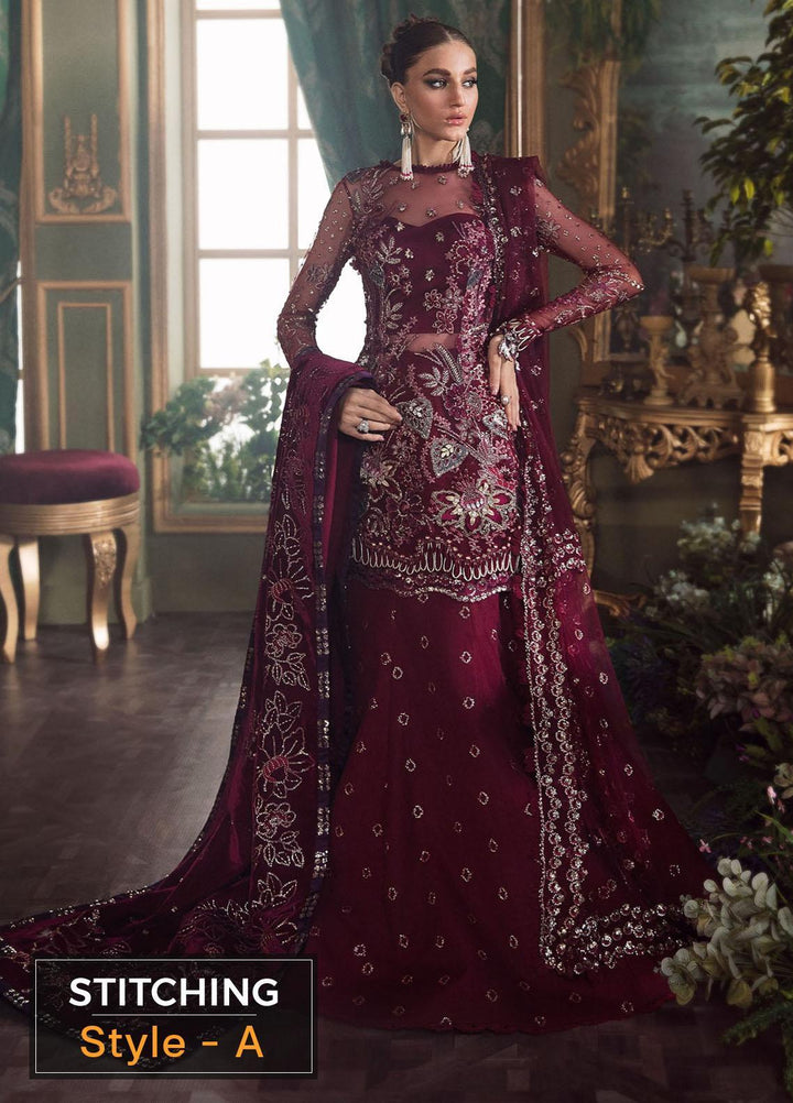 Claire De Lune by Republic WomensWear Embroidered  Suits Unstitched 3 Piece RW22CL FU-08 - Luxury Collection